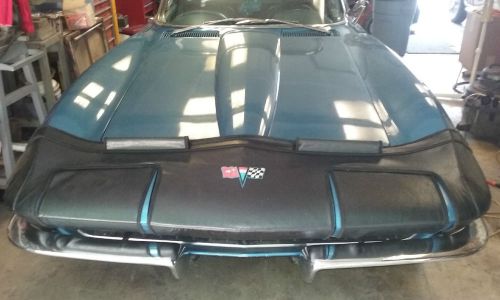 1963-'67 corvette black auto nose bra mask