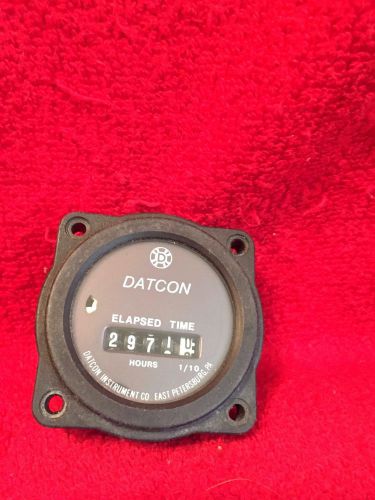 Datcon instrument co 773 flight hours meter 4/40 vdc