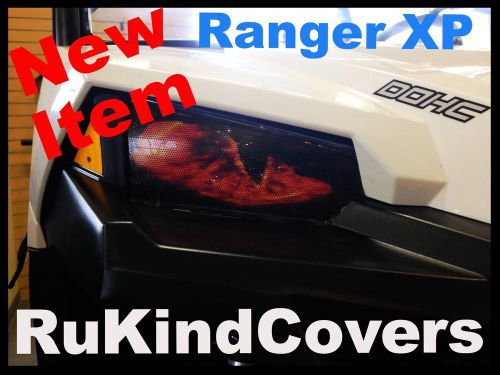 Polaris ranger xp 570/900 head light covers rukindcovers reaper eye&#039;s set of 2