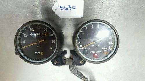 1977 kawasaki ke125 speedometer gauge meter assembly used #5630