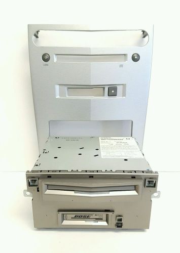 2005 nissan maxima bose cd/cassette 6 cd changer with face plate pn-2532d cr310
