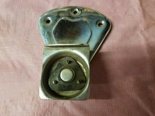 Vintage rat-rod-ford model a chrome rear view mirror bracket