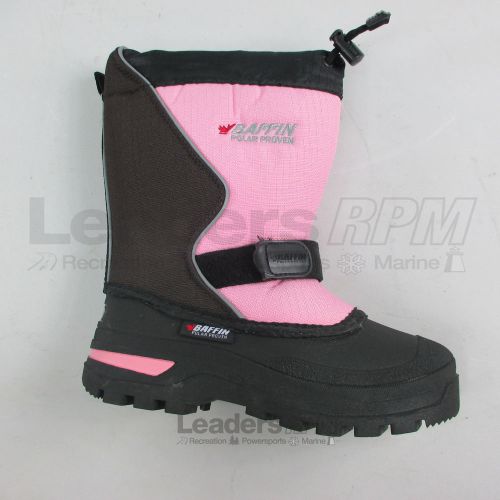 Baffin new mustang junior snow boot, size 3, pink w/ chocolate, 10-2527 4