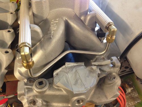 Bbc holley port efi w/fuel rails intake manifold chevy