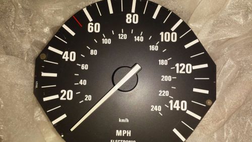 Bmw speedometer 140 mph gauge e34 525i 1989 cluster 1384743