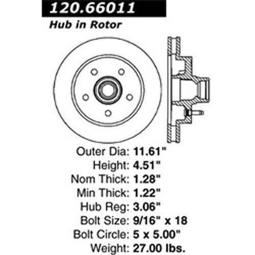Stoptech 127-66011r slotted &amp; drilled rotor 1988-1994 chevrolet gmc c1500