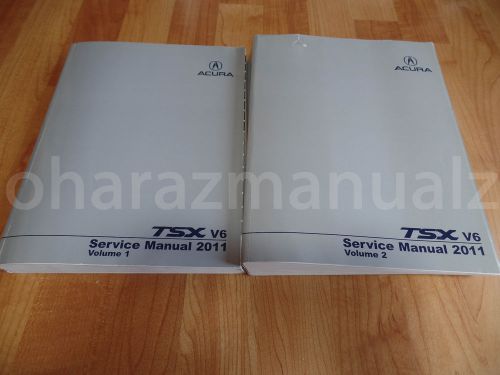 2011 acura tsx v6 shop service repair manuals oem