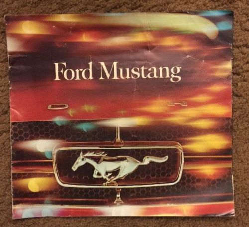 1964 1/2 ford mustang dealer sales brochure dated 2/64 rare vintage