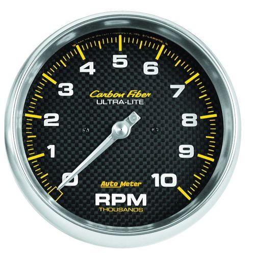 Autometer 4898 carbon fiber electric in-dash tachometer - new!!
