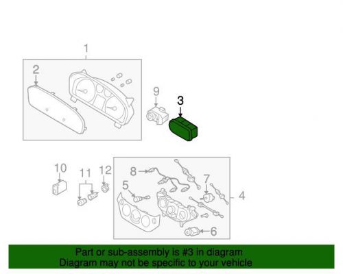 Genuine 2007-2011 gm clock 96945862