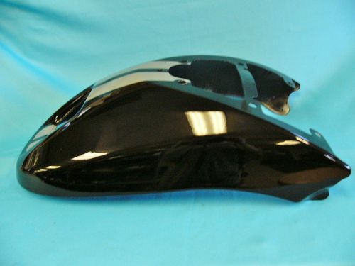 Hd v-rod 240 rear fender vivid black w/silver stripes vrscaw vrscdx vrod #2