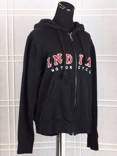Indian motorcycle hoodie - adult size s - zip-up style