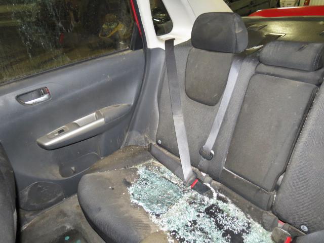 2008 subaru impreza rear seat belt & retractor only rh passenger gray