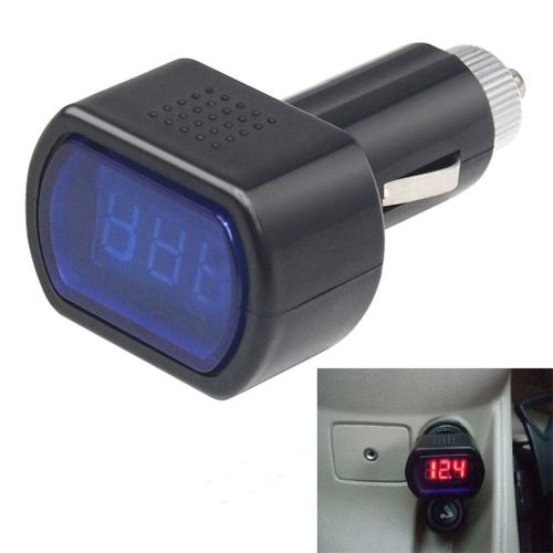2v/24v digital lcd cigarette lighter auto car voltmeter gauge voltage volt meter