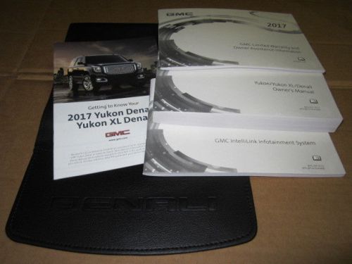 2017 gmc yukon denali / yukon xl denali owners manual (oem)     - j3354