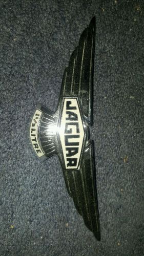 1947 jaguar mk iv 1 1/2 litre grill badge