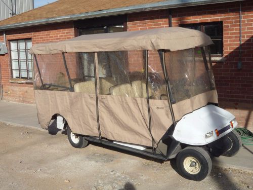 Classic accessories 6-passenger deluxe golf cart enclosure cover - long top