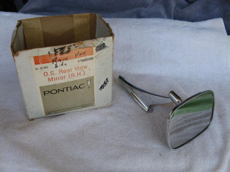 1969-1971 nos pontiac rh outiside mirror - gto - grand prix - judge - firebird