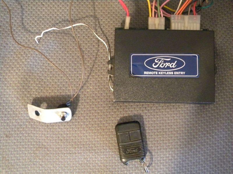 Ford oem keyless entry alarm, ford thunderbird sc, alpine, ads a/d/s