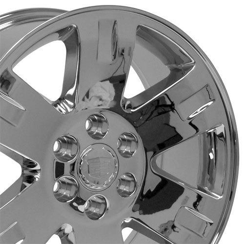 20" chrome cadillac escalade ext esv platinum wheels rims 2013 style