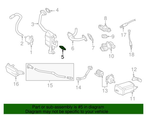 Genuine Subaru Gasket 14738AA150, US $2.52, image 4