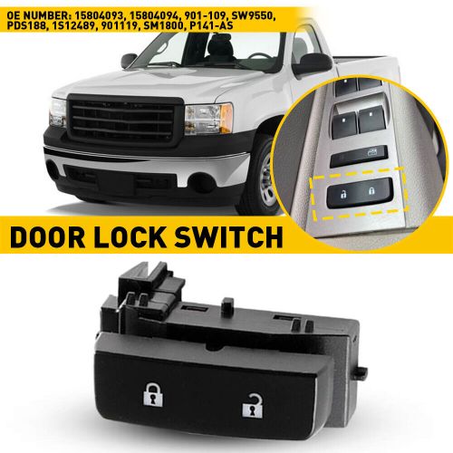 Master Door Driver Switch Lock Side for 2008-2013 Chevy Silverado 1500 GMC, US $15.80, image 7