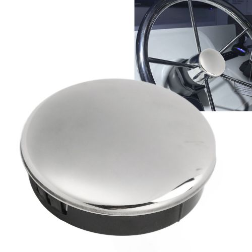 Auto Car Boat Steering Wheel Center Cap 2.5in/6.35cm 316 Stainless Steel ABS, US $8.65, image 3