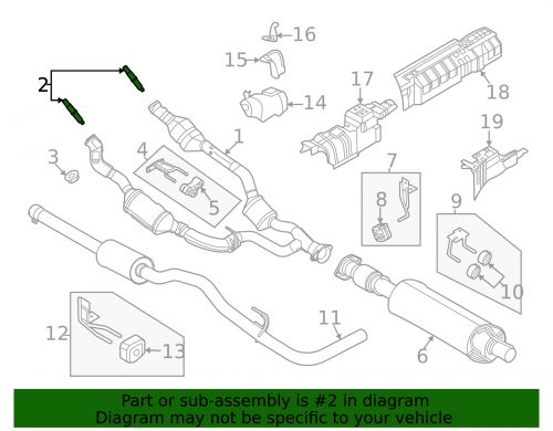 Genuine Ford Catalytic Converter Stud W719583-S900, C $16.67, image 3