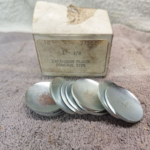 Vintage 1-3/8 expansion plug concave type  10 pack vtg plugs