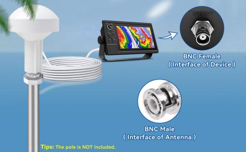 Boat Ship Marine GPS Antenna BNC for Garmin GPSMAP 178C 182C 292 298C 392 398C, US $20.46, image 5