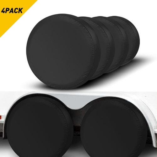 Waterproof Tire Covers Set Of 4 Wheel&Tyre Trailer Camper Sun Protector 27"-29", US $20.99, image 7