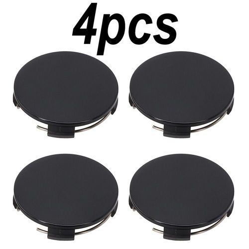 Set of 4 black car wheel centre hub cover center abs rims cap 59mm 65mm
