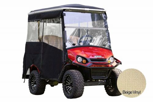 Red Dot Beige Vinyl Golf Cart Enclosure for EZGO Express S4 Elite with 80" Top, US $819.95, image 7