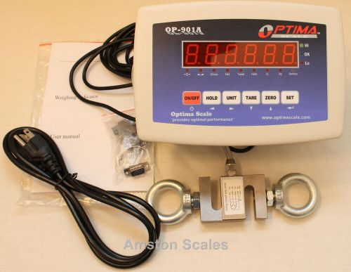 250 LB S-TYPE LOAD CELL LCD INDICATOR SPRING SHOCK SMASHER COMPRESSOR CAR SCALE, US $299.95, image 2