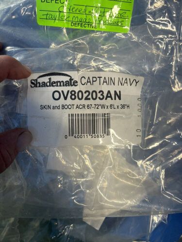 Marine Mooring Pontoon bimini top and Boot Royal Blue Polyester 8’ x 8’ (22-WA2), US $95.00, image 3