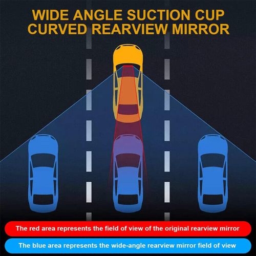 Universal 9.65 in Wide-angle 360°Adjustable Car Inner Interior Rear View Mirror, US $13.29, image 14