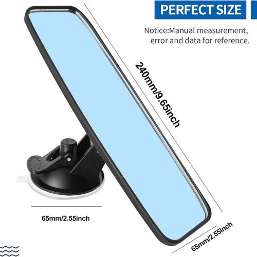 Universal 9.65 in Wide-angle 360°Adjustable Car Inner Interior Rear View Mirror, US $13.29, image 19