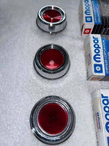 NOS MoPar 1978-1980 Charger Cordoba Magnum Diplomat etc Red Wheel Center Cap OEM, US $149.95, image 4