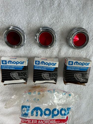 NOS MoPar 1978-1980 Charger Cordoba Magnum Diplomat etc Red Wheel Center Cap OEM, US $149.95, image 10