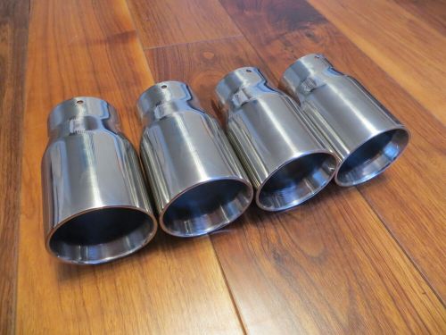 E46 M3 Euro Style 3" Stainless Steel Exhaust Tips OEM++, US $, image 2