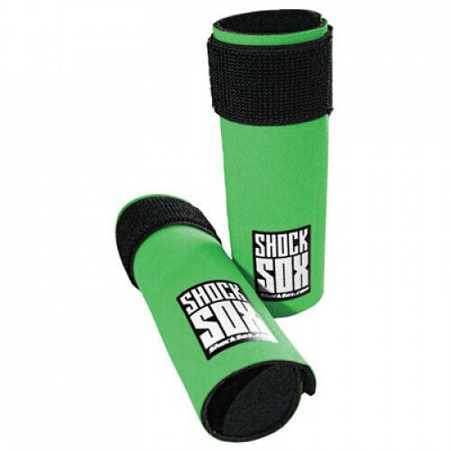 Shock sox fork seal guards 37-50mm fork tube 6" green 6-green for atv/utv