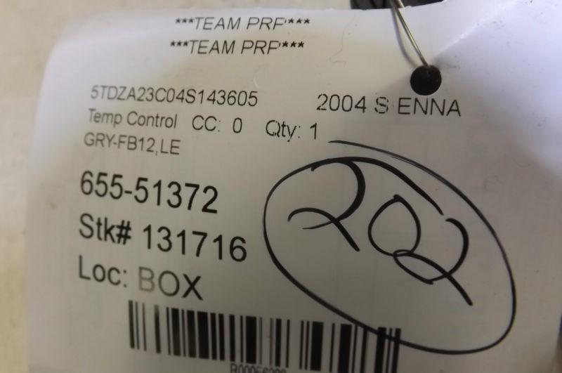 2004 2005 Toyota Sienna LE Climate Control OEM, US $32.99, image 3