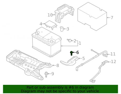 Genuine Volkswagen Hold Down Clamp Bolt N-106-756-02, US $9.43, image 3