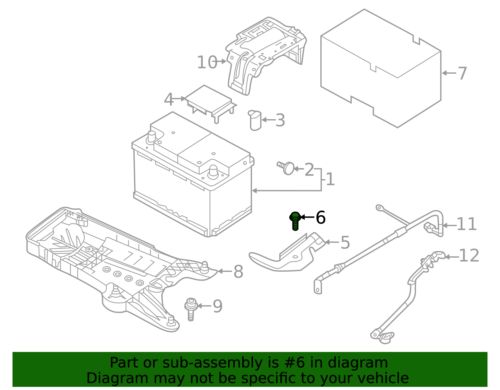 Genuine Volkswagen Hold Down Clamp Bolt N-106-756-02, US $9.43, image 5
