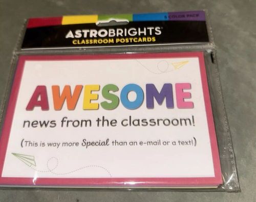 Astrobrights® Parent Postcards, Pre-K to Grade 5, 4" x 6", Multicolor, Pack of30, US $11.50, image 5