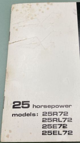 JOHNSON SEA HORSE 385136 OWNER'S MANUAL 25HP MODELS 25R72 25RL72 25E72 25EL72, US $27.49, image 9