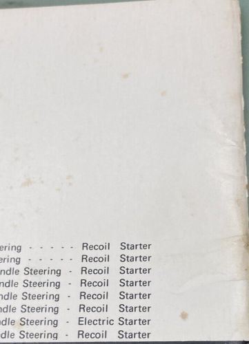 JOHNSON SEA HORSE 385136 OWNER'S MANUAL 25HP MODELS 25R72 25RL72 25E72 25EL72, US $27.49, image 11