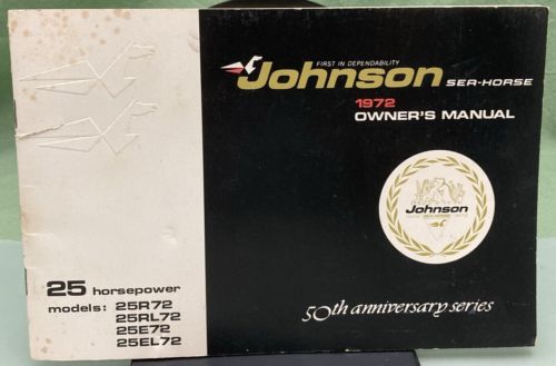 JOHNSON SEA HORSE 385136 OWNER'S MANUAL 25HP MODELS 25R72 25RL72 25E72 25EL72, US $27.49, image 12