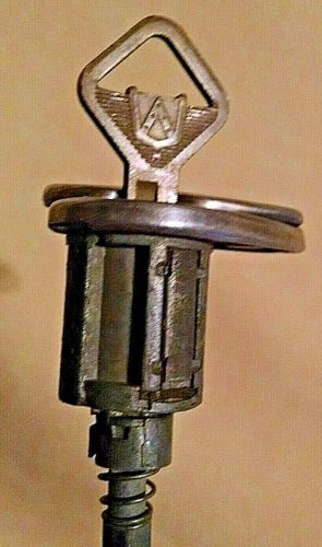 Door lock latch assembly key ford usa may be for 1957 thunderbird t-bird as is*