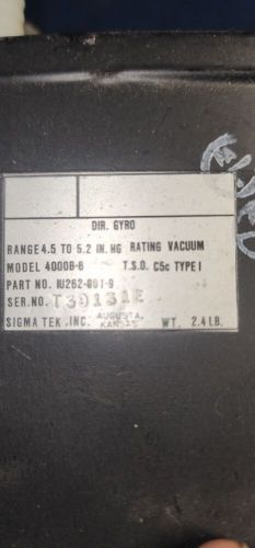 Sigmatek 4000b-8 directional gyro